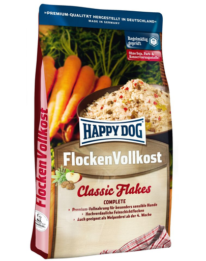HAPPY DOG Flocken Vollkost hrana caini sensibili 10 kg
