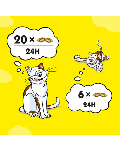 DREAMIES Variety Snack Box Recompense pentru pisici cu gust de pui, branza si somon 720 g
