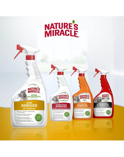 NATURE'S MIRACLE Urine Stain&Odour Remover Cat Spray pentru indepartarea petelor de urina, pisici 946 ml