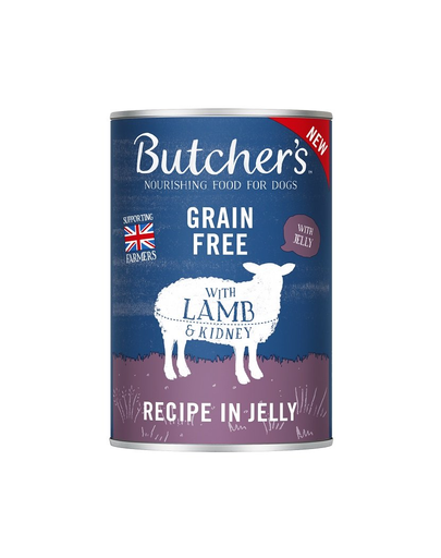 BUTCHER’S Original Recipe in Jelly hrana umeda caini, bucati de miel in jeleu, conserva 400g (bucăti imagine 2022