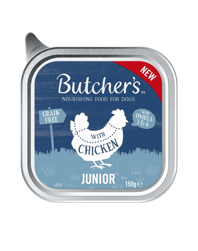 BUTCHER'S Original Junior hrana umeda caini juniori, pate de pui 150g