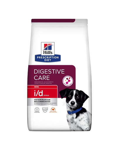 HILL'S Prescription Diet Canine i/d Stress Mini Active Biom 1,5 kg dieta veterinara pentru caini talie mica