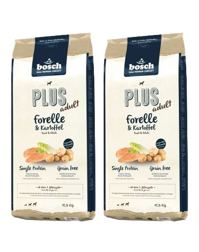 BOSCH Soft Hrana uscata cu pastrav & cartofi pentru cainii adulti 25 kg (2 x 12,5 kg) 125 imagine 2022