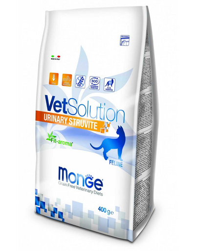 MONGE Vet Solution Cat Urinary Struvite 1,5 kg hrana pisici pentru dizolvare pietre struvit 15
