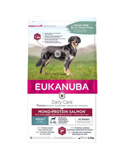 EUKANUBA Daily Care Adult Monoprotein cu somon 2,3 kg hrana monoproteica pentru caini 23 imagine 2022