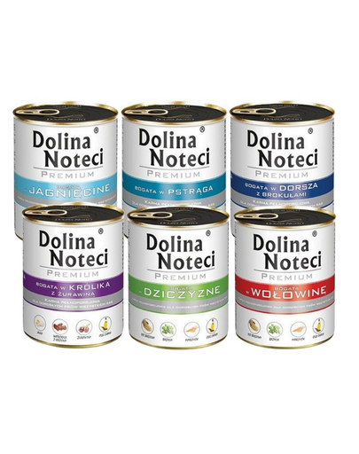 DOLINA NOTECI Premium Mix conserve caini 10x800g fara pasare