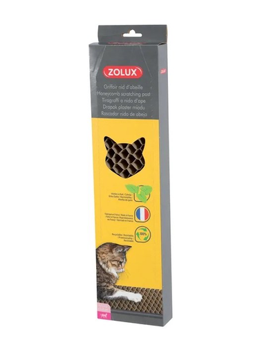 ZOLUX Sisal din carton pentru ascutit ghearele pisicilor,  în forma de fagure de miere 110x40x450 mm