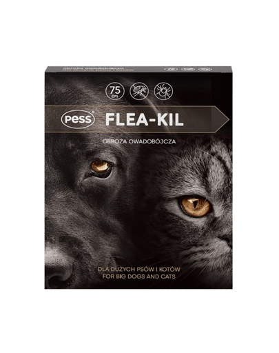 PESS Flea-Kil Plus Zgarda Impotriva Insectelor Si Puricilor, Pentru Caini Si Pisici Mari 75 Cm