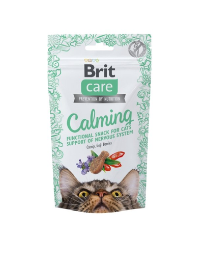 BRIT Care Cat Snack Calming recompense pentru pisici, antistres 50 g antistres