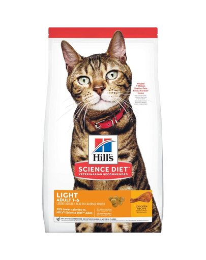 HILL\'S Science Plan Feline Adult Light Chicken pentru pisici sterilizate, cu pui 10 kg