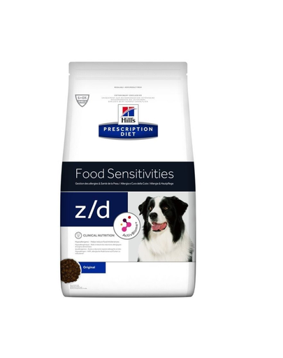 HILL'S Prescription Diet Canine z/d 10 kg Active Biom dieta veterinata pentru caini cu intolerante