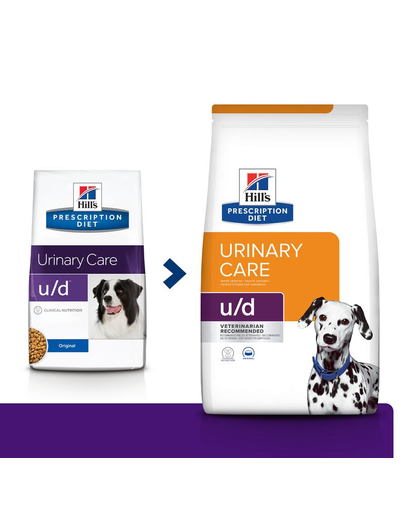 HILL'S Prescription Diet Canine U/D Urinary Care hrana dietetica pentru caini cu afectiuni rezultate din urolitiaza 10 kg
