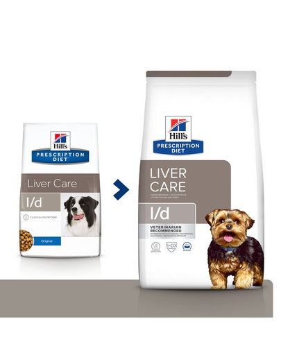 HILL'S Prescription Diet Canine l/d 4 kg hrana pentru caini cu afectiuni ale ficatului