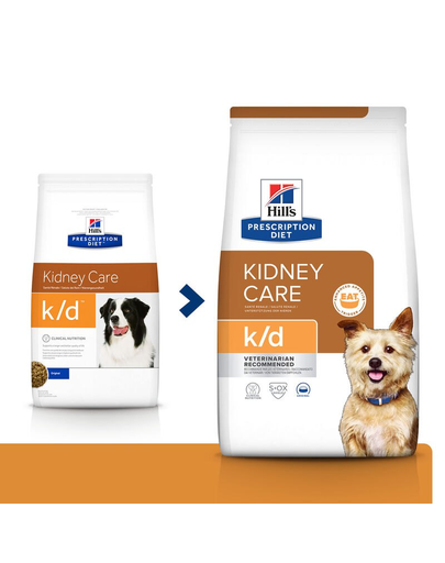 HILL'S Prescription Diet Canine k/d 1,5 kg hrana pentru caini cu afectiuni ale rinichilor