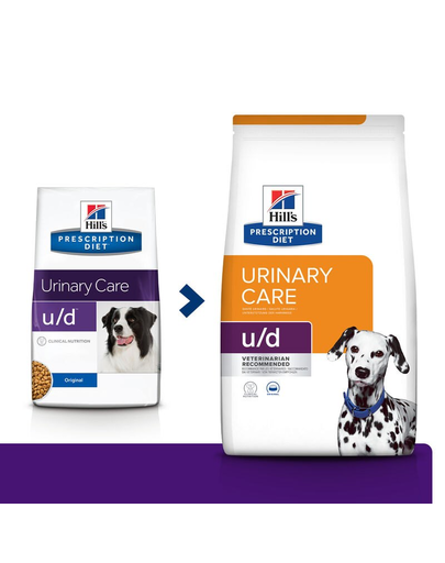 HILL'S Prescription Diet Canine u/d Urinary Care hrana dietetica pentru caini cu afectiuni ale tractului urinar 4 kg