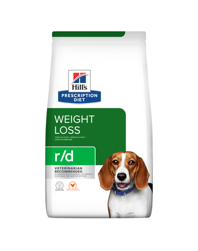 HILL'S Prescription Diet r/d Canine Weight Reduction hrana uscata pentru caini supraponderali 10 kg