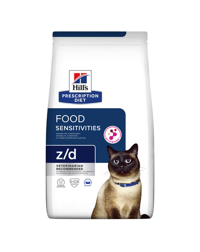 HILL’S Prescription Diet z/d Food Sensitivities hrana dietetica pentru pisici cu reactii alimentare 3 kg alimentare