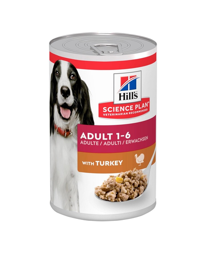 HILL\'S Science Plan Canine Adult Turkey 370 g Hrana umeda caini adulti, cu curcan