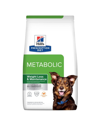HILL’S Prescription Diet Canine Metabolic hrana dietetica pentru caini supraponderali 4 kg câini imagine 2022