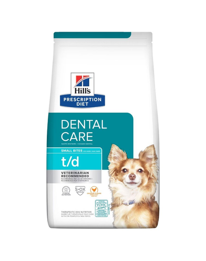 HILL'S Prescription Diet t/d Canine Mini 3 kg hrana uscata caini talie mica cu afectiuni orale