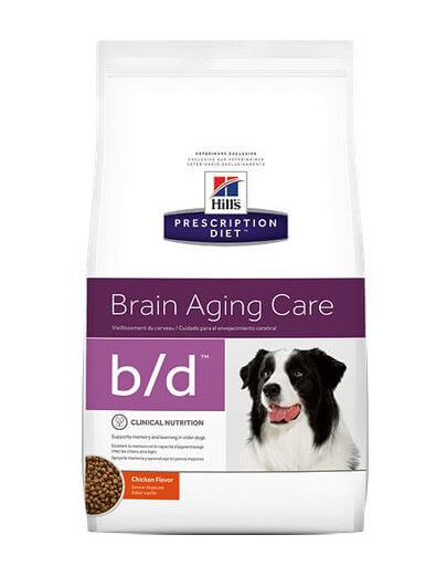 HILL'S Prescription Diet b/d Canine 12 kg hrana uscata caini pentru imbunatatirea functiei si recuperarea sistemului nervos