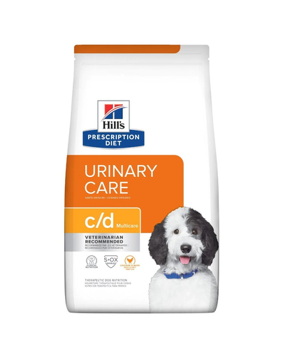 HILL’S Prescription Diet Canine c/d Multicare Chicken Hrana uscata caini adulti cu probleme urinare 12 kg 4pet.ro