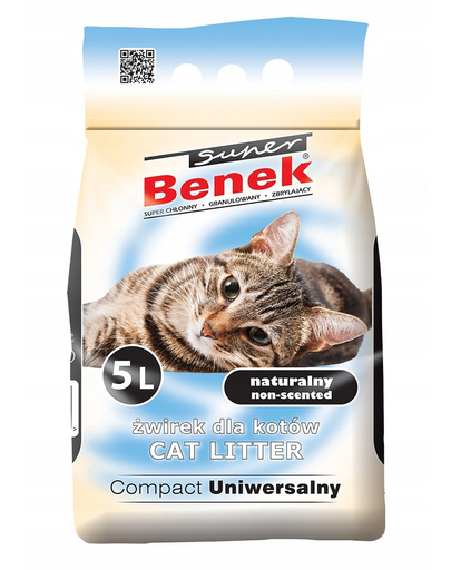BENEK Super Compact Universal nisip universal pentru litiera 5 L BENEK imagine 2022