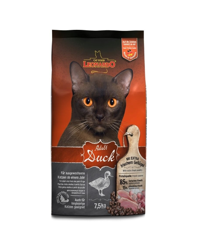 LEONARDO Adult Duck & Rice hrana uscata pisici adulte, cu rata si orez 7,5 kg 75 imagine 2022