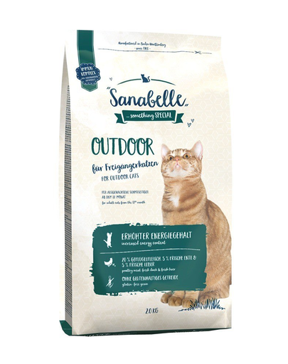 SANABELLE Outdoor Hrana uscata pisici adulte outdoor, cu pasare 2 kg adulte imagine 2022