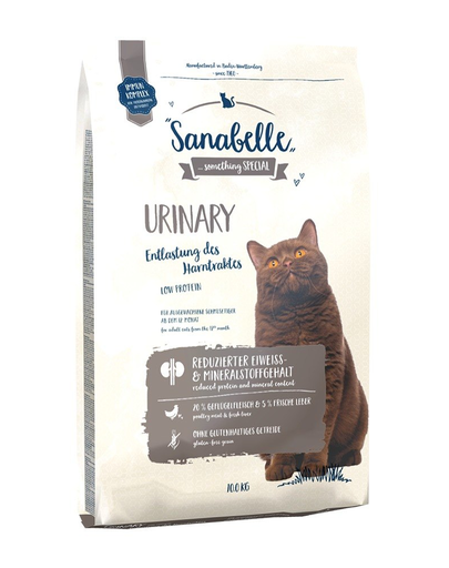 SANABELLE Urinary Hrana uscata pentru pisici adulte cu probleme urinare 10 kg adulte