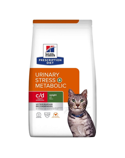HILL’S Prescription Diet Feline c/d Urinary Stress + Metabolic 8 kg Hrana uscata pisici cu afectiuni ale tractului urinar afectiuni