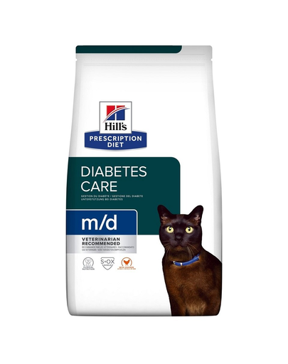 HILL’S Prescription Diet M/D Diabetes Feline hrana dietetica pentru pisici cu diabet sau obeze, cu pui 3 kg diabet) imagine 2022