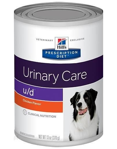 HILL'S Canine u/d 370 g pentru câini cu probleme ale tractului urinar