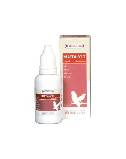 VERSELE-LAGA Muta-Vit Liquid – Preparat cu vitamine pentru perioada de năpârlire 30ml 30ml imagine 2022