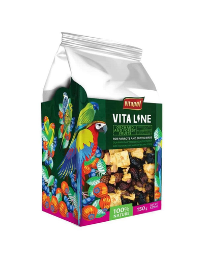 VITAPOL Amestec Fructe Pentru Papagali Si Pasari Exotice 150g