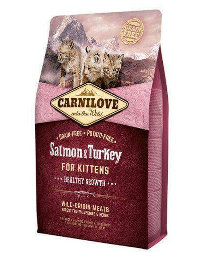 CARNILOVE Cat Grain Free Salmon&Turkey Kittens Healthy Growth 6 kg