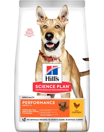 HILL'S Canine Adult Performance cu pui 14 kg