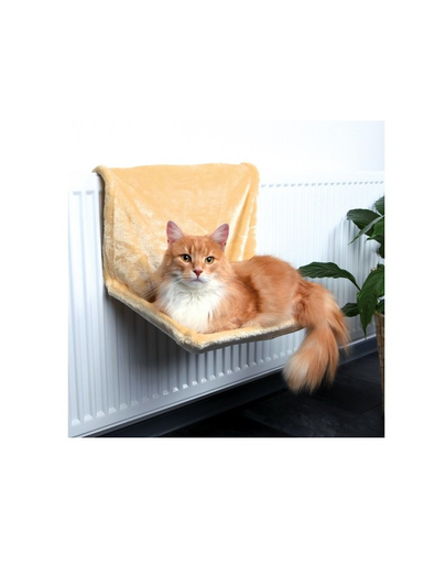 TRIXIE Pat pisică pentru radiator 48 × 26 × 30 cm bej