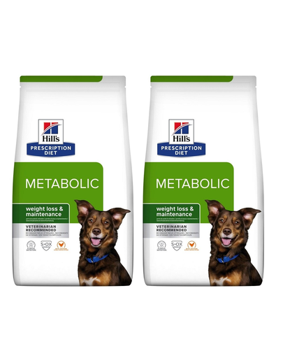 HILL’S Prescription Diet Canine Metabolic 8 kg (2 x 4 kg) hrana uscata caini supraponderali câini imagine 2022