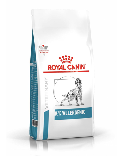 ROYAL CANIN ROYAL CANIN Dog Anallergenic 3 kg hrana uscata pentru caini adulti cu alergii alimentare cu simptome dermatologice si/sau gastrointestinale 4pet.ro