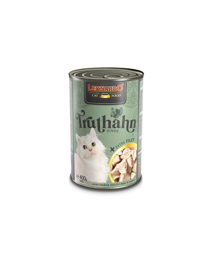 LEONARDO hrana umeda pisica, curcan 6x400 g