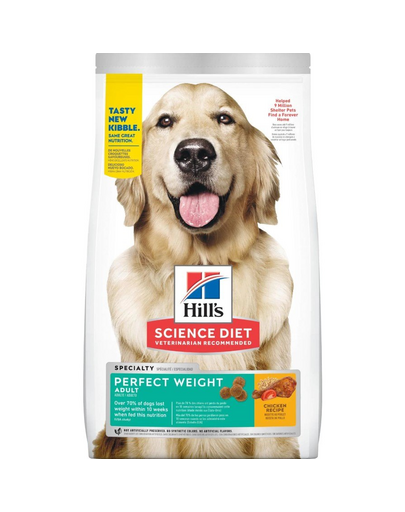 HILL’S Science Plan Adult 1+ Perfect Weight Large hrană uscată pentru câini de talie mare, cu pui 12 kg Adult imagine 2022