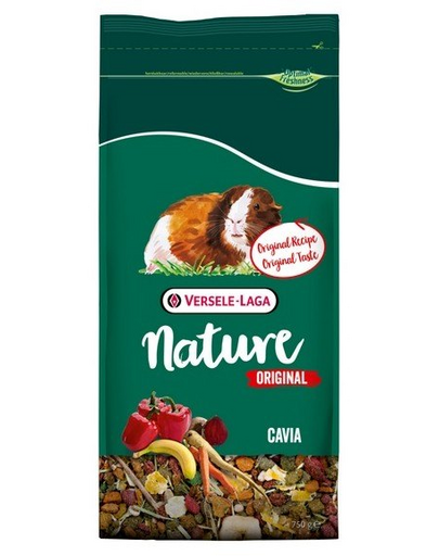 VERSELE-LAGA Cavia Nature Original hrana pentru porcusori de Guineea adulti 750 gr