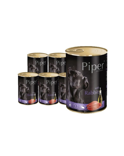 DOLINA NOTECI PIPER Hrana pentru caini, cu iepure 24x400 g