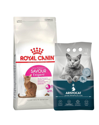 ROYAL CANIN Exigent Savour hrana uscata pisica pentru apetit capricios 35/30 10 kg + ARISTOCAT Nisip pentru litiera pisicilor, din bentonita 5 L GRATIS 35/30 imagine 2022