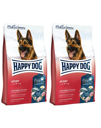 HAPPY DOG Supreme Fit&Vital Sport Adult 28 kg (2×14 kg) hrana caini adulti activi (2x14