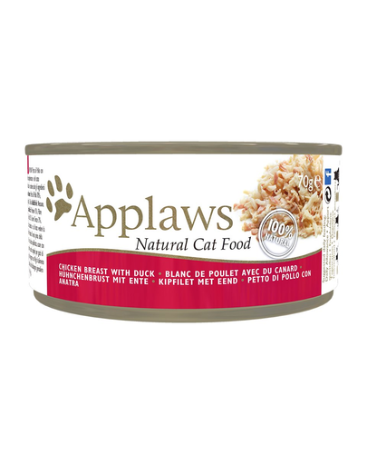  APPLAWS Cat Tin Chicken Breast with Duck 72x156g pui si rata + capac conserva SIMPLY FROM NATURE GRATIS 