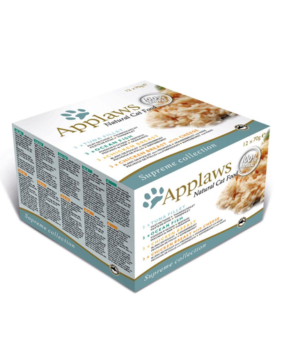APPLAWS Cat Tin Multipack 48x70g conserve pisici Supreme Collection + capac conserve SIMPLY FROM NATURE GRATIS 48x70g imagine 2022