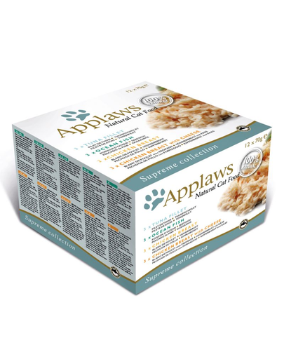 Applaws cat tin multipack 48x70g conserve pisici supreme collection + capac conserve simply from nature gratis