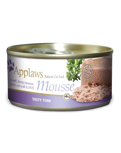  APPLAWS Cat Mousse Tin Tuna cu ton 72x70g + capac conserva SIMPLY FROM NATURE GRATIS 